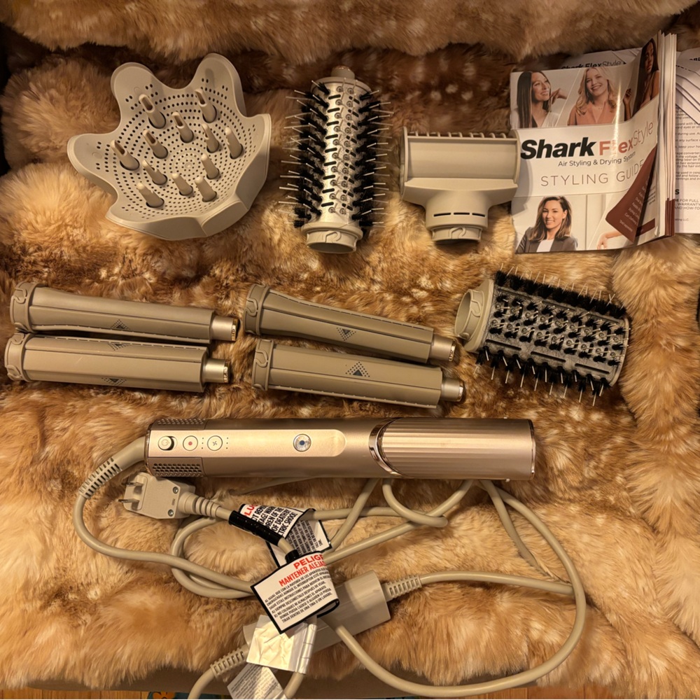 FlexStyle Hair Dryer & Styler - Gold with 6 attachments
